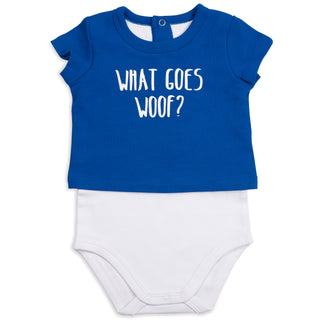 Blue Puppy 6-12 Months Shw-onesie