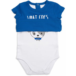 Blue Puppy 6-12 Months Shw-onesie