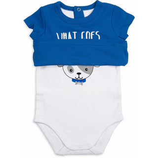 Blue Puppy 6-12 Months Shw-onesie