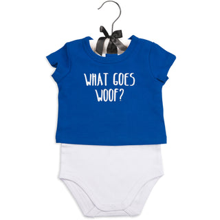 Blue Puppy 6-12 Months Shw-onesie