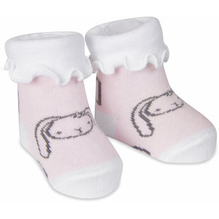 Soft Pink Bunny Socks