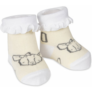 Soft Yellow Deer 0-3 Months Socks