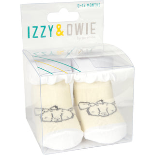 Soft Yellow Deer 0-3 Months Socks