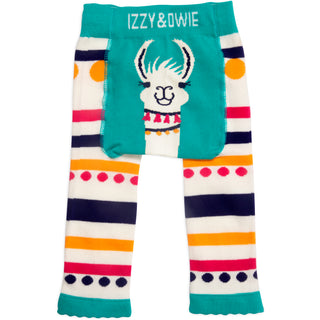 Teal Llama 6-12 Months Baby Leggings