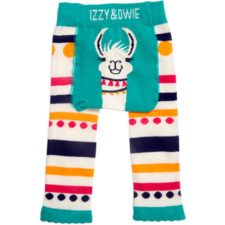 Teal Llama 6-12 Months Baby Leggings