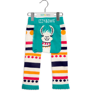 Teal Llama 6-12 Months Baby Leggings