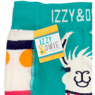 Teal Llama 6-12 Months Baby Leggings