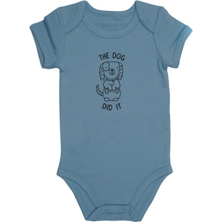 Dog 6-12 Months Blue Onesie