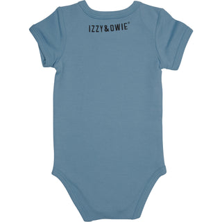 Dog 6-12 Months Blue Onesie