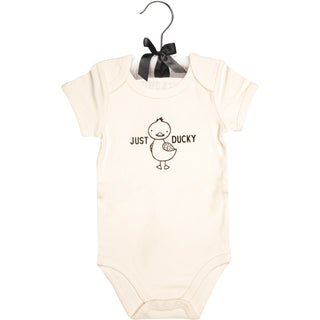 Duck 6-12 Months Oatmeal Onesie