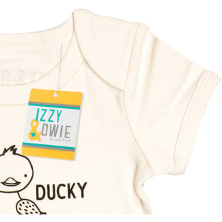 Duck 6-12 Months Oatmeal Onesie