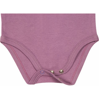 Owl 6-12 Months Plum Onesie