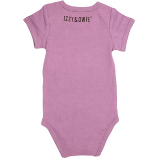 Owl 6-12 Months Plum Onesie