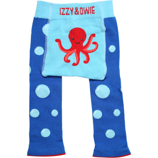 Blue Octopus 6-12 Months Baby Leggings