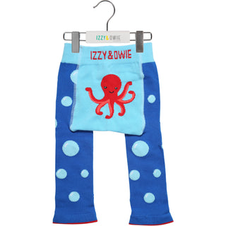 Blue Octopus 6-12 Months Baby Leggings