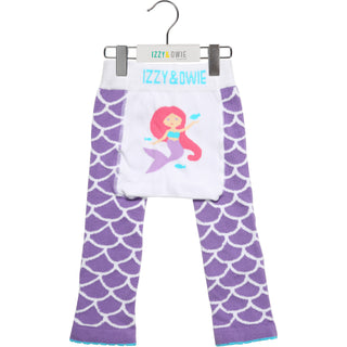 Purple Mermaid Baby Leggings