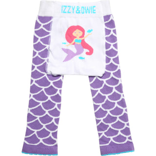 Purple Mermaid 6-12 Months Baby Leggings