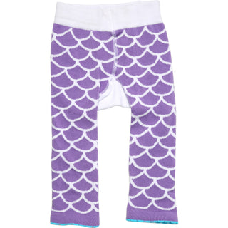 Purple Mermaid 6-12 Months Baby Leggings