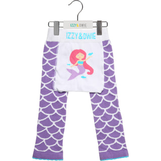 Purple Mermaid 6-12 Months Baby Leggings