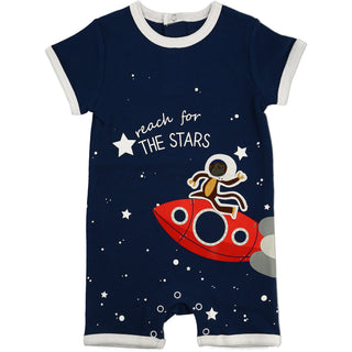 Monkey Astronaut 6-12 Months Romper