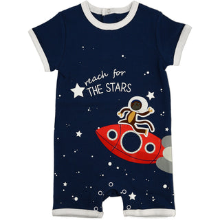 Monkey Astronaut 6-12 Months Romper