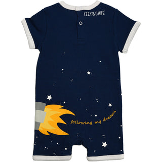 Monkey Astronaut 6-12 Months Romper