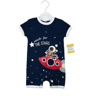 Monkey Astronaut 6-12 Months Romper