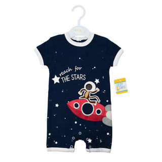 Monkey Astronaut 6-12 Months Romper