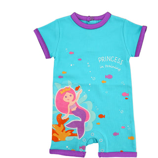Mermaid Princess 6-12 Months Romper
