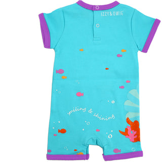 Mermaid Princess 6-12 Months Romper