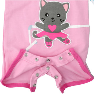 Kitty Ballerina 6-12 Months Romper