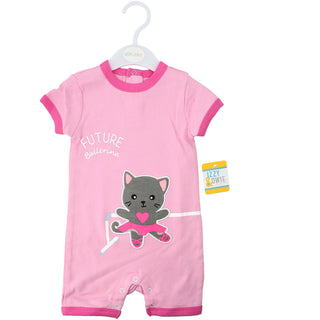 Kitty Ballerina 6-12 Months Romper