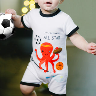 Octopus All Star 6-12 Months Romper