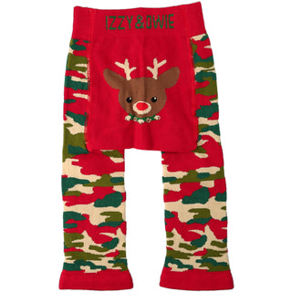 Christmas Camo Reindeer 6-12 Months Leggings