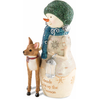 Friends 5" Snowman with Deer