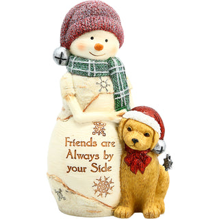 Friends By Your Side 5" Snowman with Dog