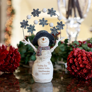 Heartwarming Memories 5.5" Snowman with Snowballs