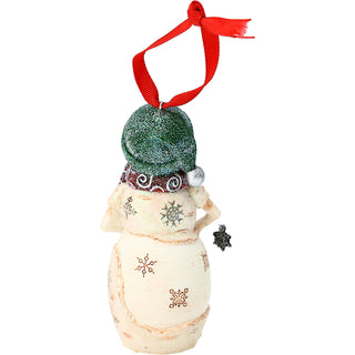 Pawprints 4" Snowman Ornament