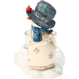 Cold Outside 4.5" Snowman with Tealight Holder