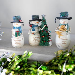 Friends and Family 5" Snowman with Tree