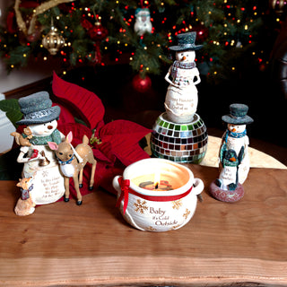 Cold Outside 9 oz - 100% Soy Wax Reveal Candle Scent: Winter Snow