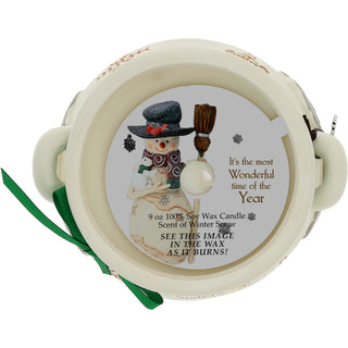 Merry Christmas 9 oz - 100% Soy Wax Reveal Candle
Scent: Winter Snow