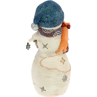Furry Purry 5" Snowman Holding Kittens