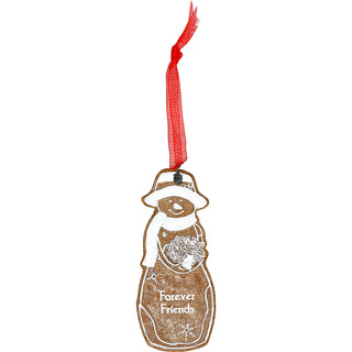 Forever Friends 4" Snowman Ornament