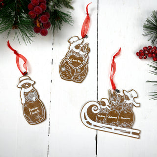 Forever Friends 4" Snowman Ornament
