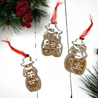 Bundle of Joy 4" Snowcouple Ornament