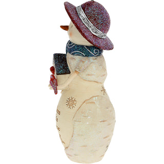 Bless This Home 6.5" Snowman with Birdhouse