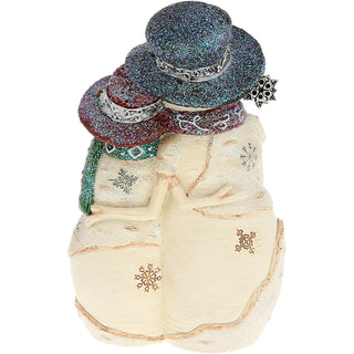 Welcome 5" Snowcouple Holding Snowbaby