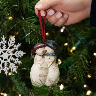 A Precious Joy 4" Snowcouple Ornament