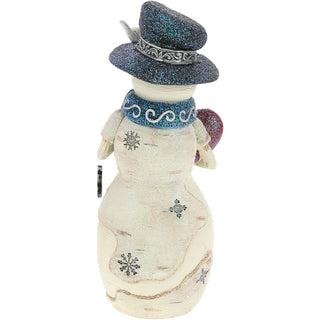 Hearts 6" Snowman with Heart and Doves